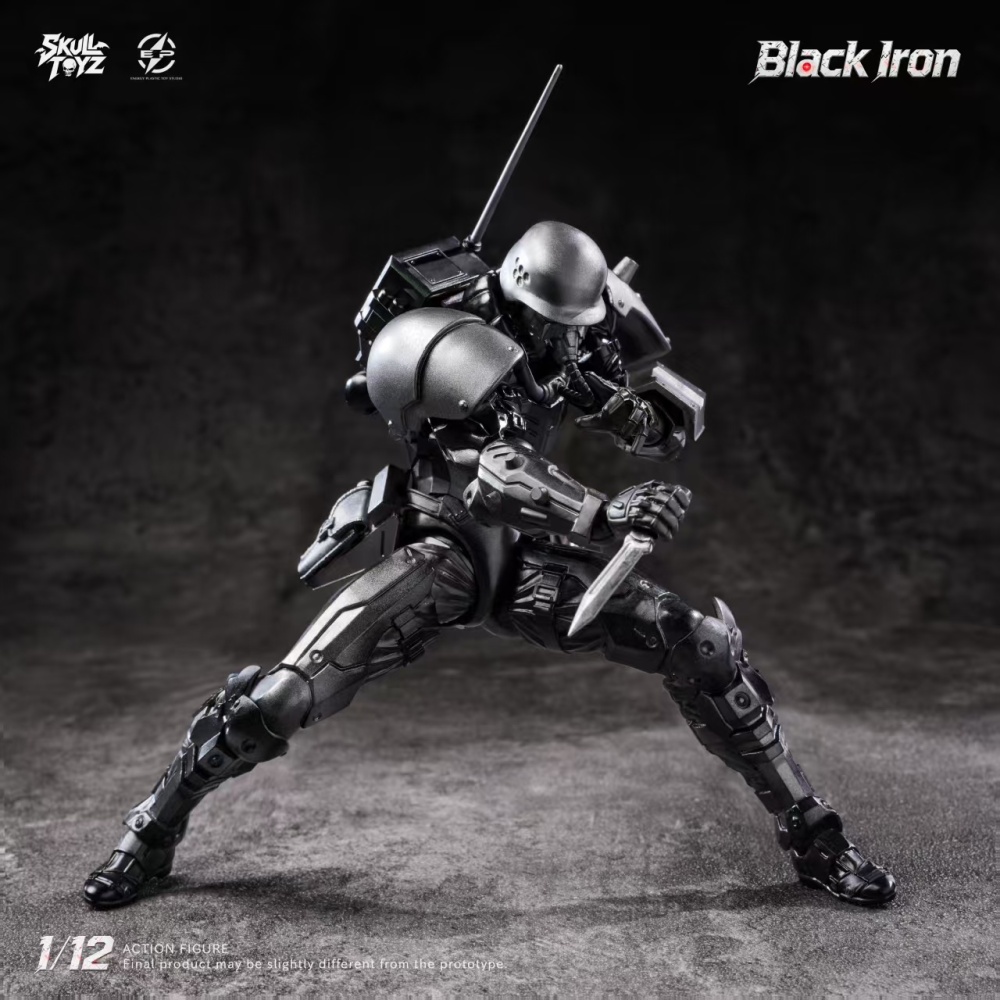 【Pre-order】1/12 【Skull Toyz X Snake】Black Iron Scale Action Figure