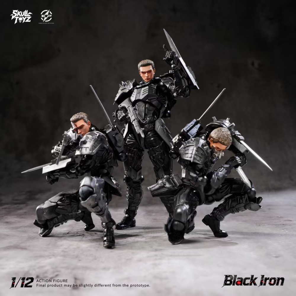 【Pre-order】1/12 【Skull Toyz X Snake】Black Iron Scale Action Figure