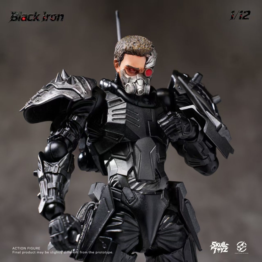 【Pre-order】1/12 【Skull Toyz X Snake】Black Iron Scale Action Figure