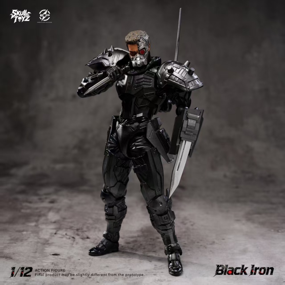 【Pre-order】1/12 【Skull Toyz X Snake】Black Iron Scale Action Figure