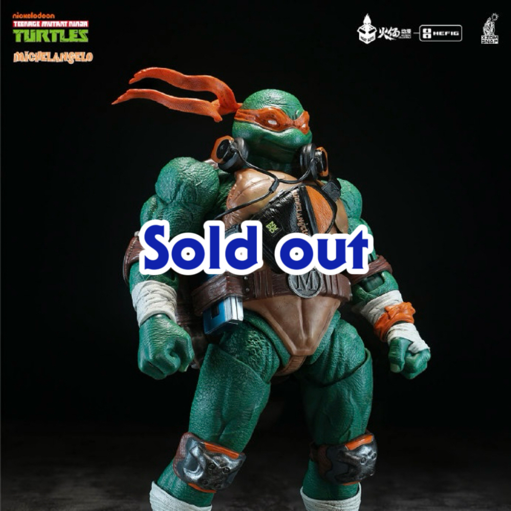 【Pre-order】1/10 HEATBOYS HEFIG Series Teenage Mutant Ninja Turtles Michelangelo Action Figure
