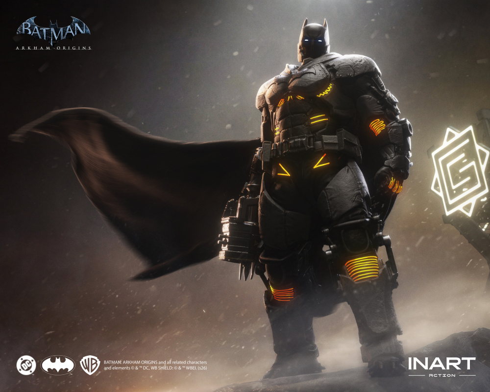 【Pre-order】1/12 INART Batman: Arkham Origins - Batman (XE Suit) Action Figure