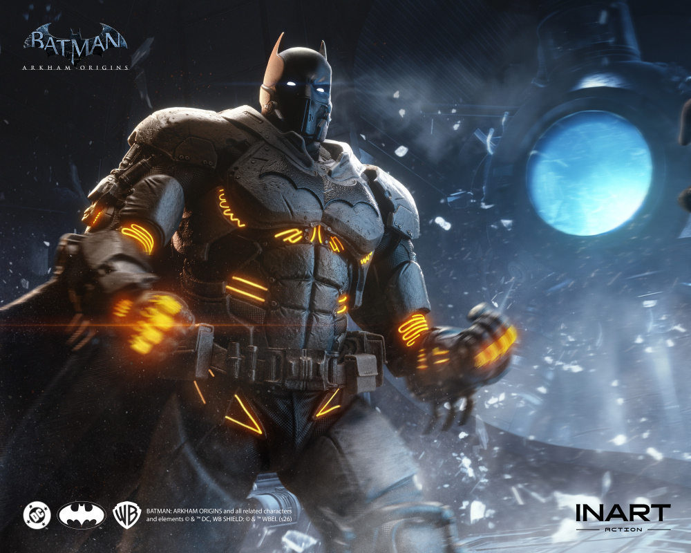 【Pre-order】1/12 INART Batman: Arkham Origins - Batman (XE Suit) Action Figure