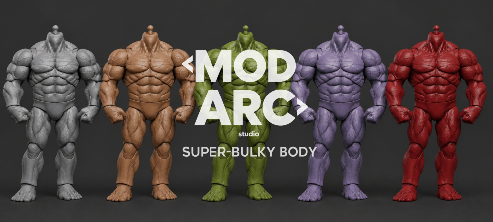 【Pre-order】1/12 Modarc studio super-bulky body