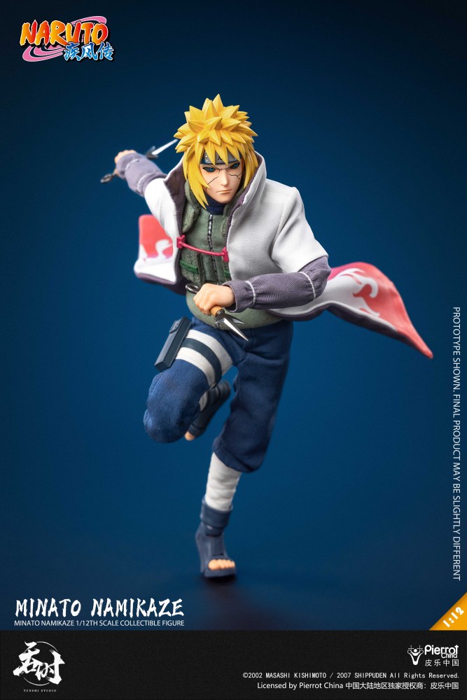 【Pre-order】1/12 Tunshi Studio - "Naruto Shippuden" - Minato Namikaze - Officially Licensed action figure