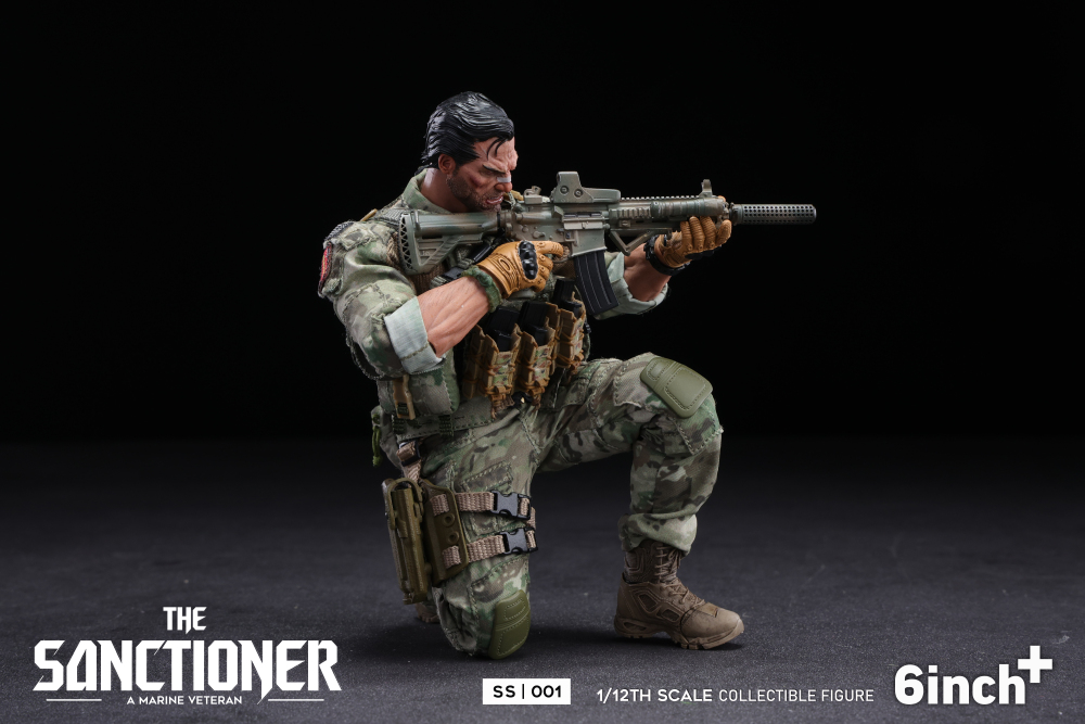 【Pre-order】1/12 6inch+ studio The SANCTIONER a marine veteran action figure SS001