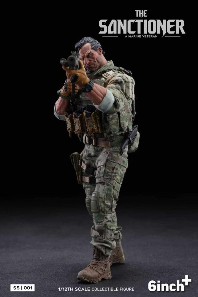 【Pre-order】1/12 6inch+ studio The SANCTIONER a marine veteran action figure SS001
