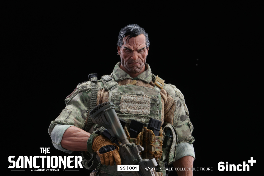 【Pre-order】1/12 6inch+ studio The SANCTIONER a marine veteran action figure SS001