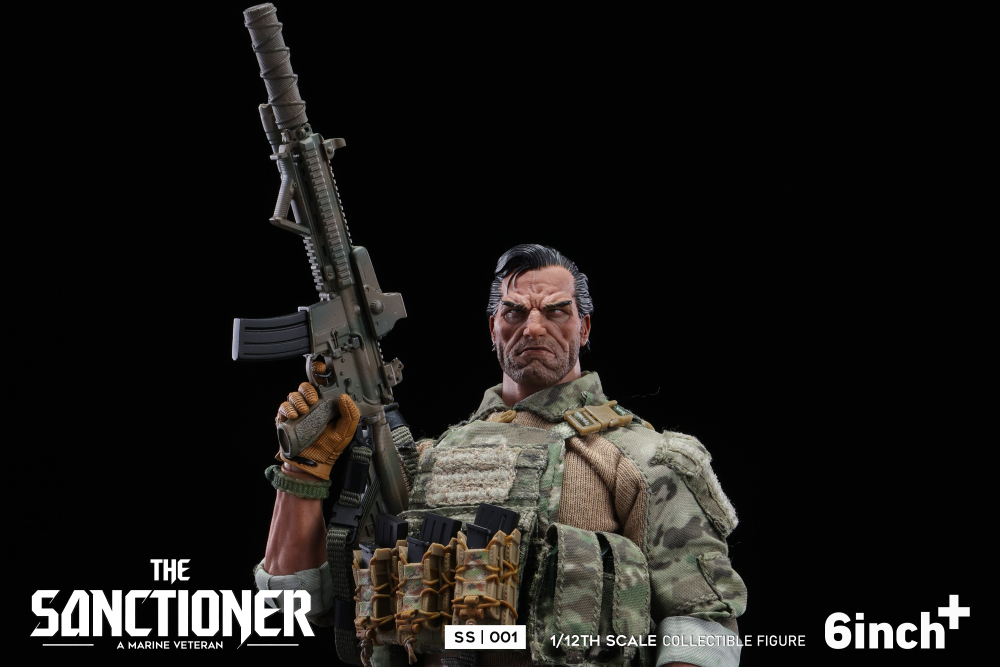 【Pre-order】1/12 6inch+ studio The SANCTIONER a marine veteran action figure SS001