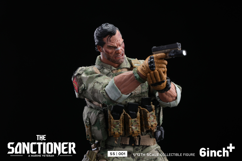 【Pre-order】1/12 6inch+ studio The SANCTIONER a marine veteran action figure SS001