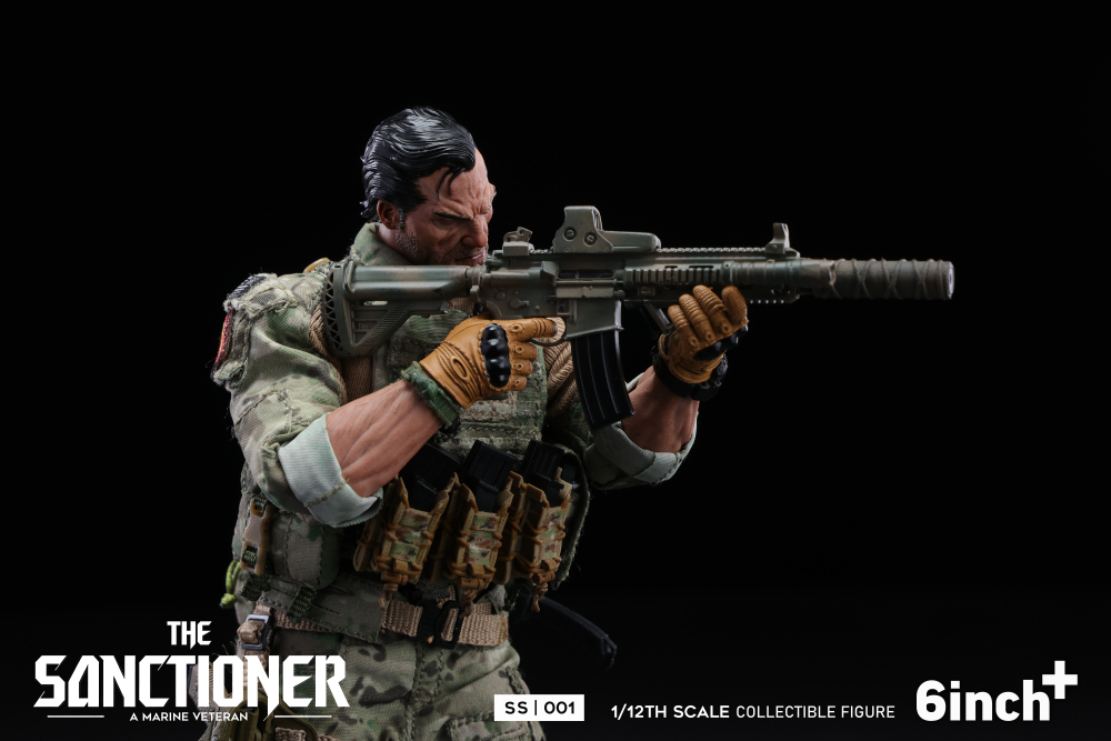 【Pre-order】1/12 6inch+ studio The SANCTIONER a marine veteran action figure SS001