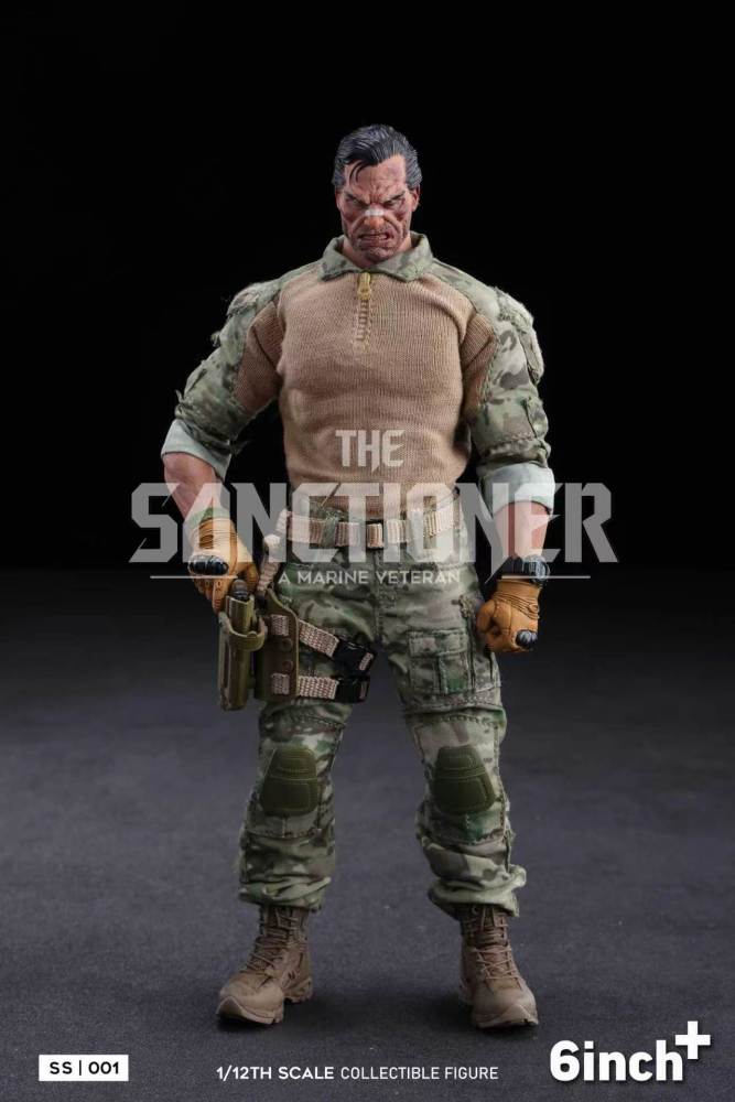 【Pre-order】1/12 6inch+ studio The SANCTIONER a marine veteran action figure SS001