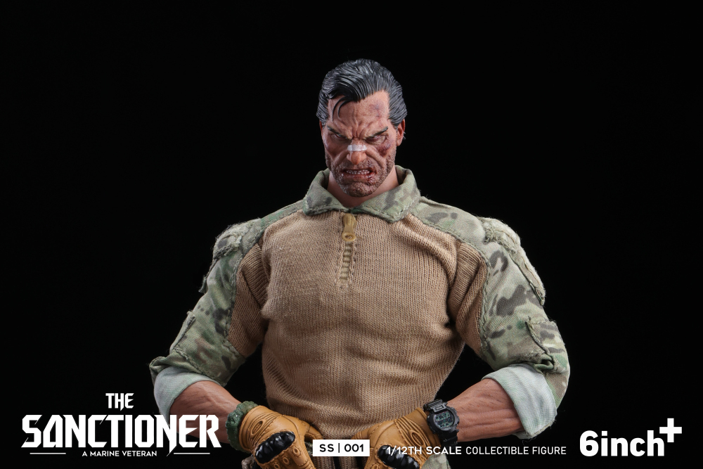【Pre-order】1/12 6inch+ studio The SANCTIONER a marine veteran action figure SS001