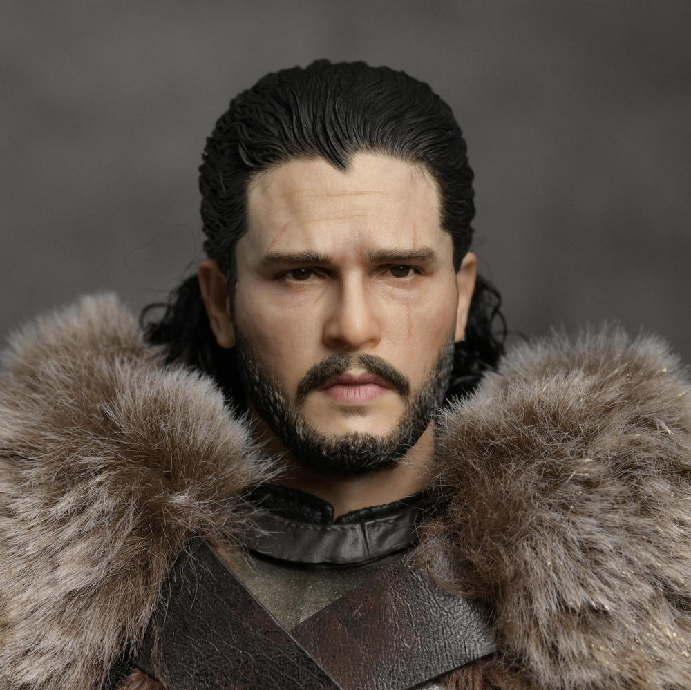 【Pre-order】1/6 Game of Thrones - Jon Snow Hair Transplant Head Sculpture
