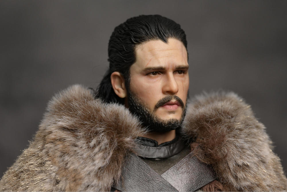 【Pre-order】1/6 Game of Thrones - Jon Snow Hair Transplant Head Sculpture