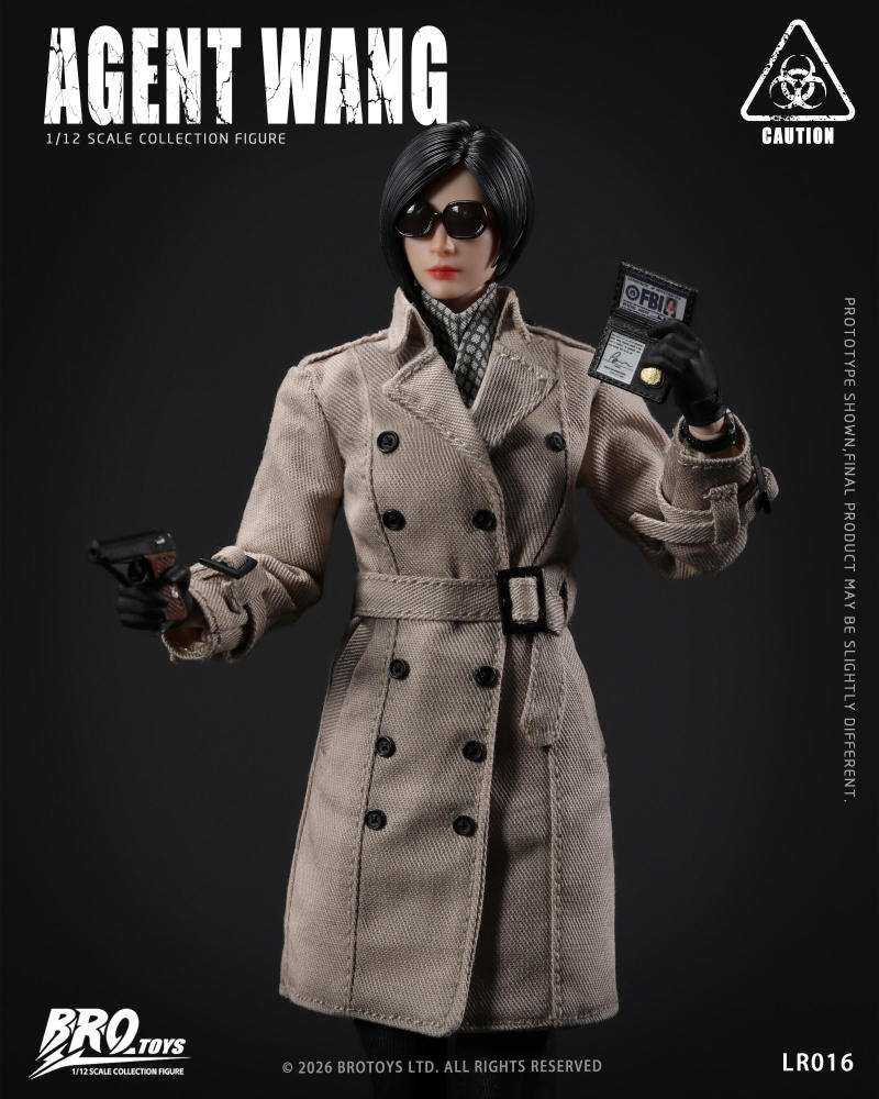 【Pre-order】1/12 Brotoys 王探员-Agent.Wang action figure