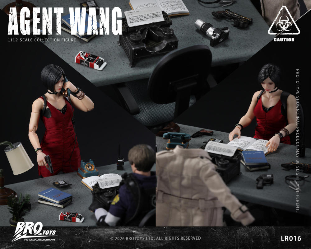 【Pre-order】1/12 Brotoys 王探员-Agent.Wang action figure
