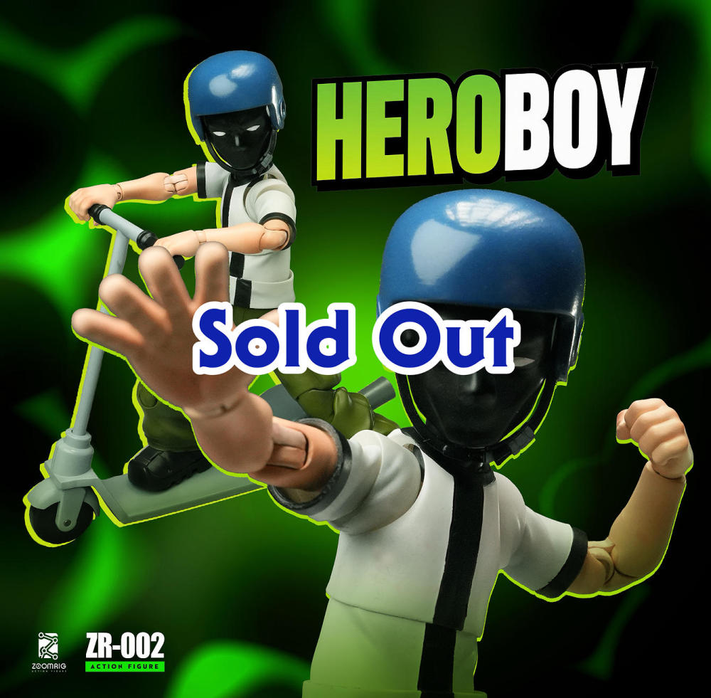【Pre-order】1/12 ZOOMRIG ZR-002 HEROBOY action figure