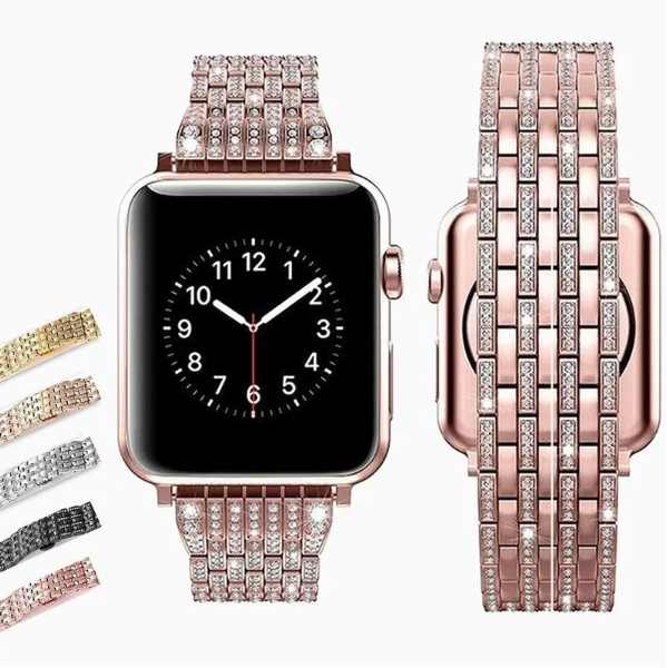 A Band Women designer ladies Pave Crystal Ultra 8 Wband