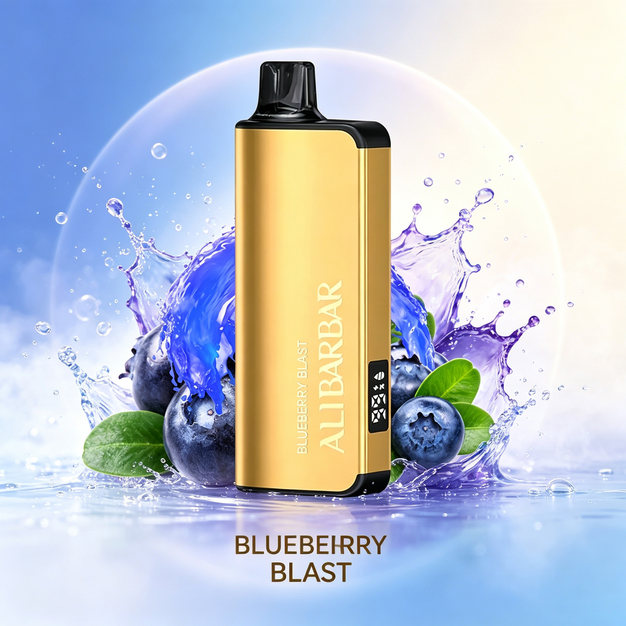 ALIBARBAR INGOT 9000 PUFFS –BLUEBERRY BLAST