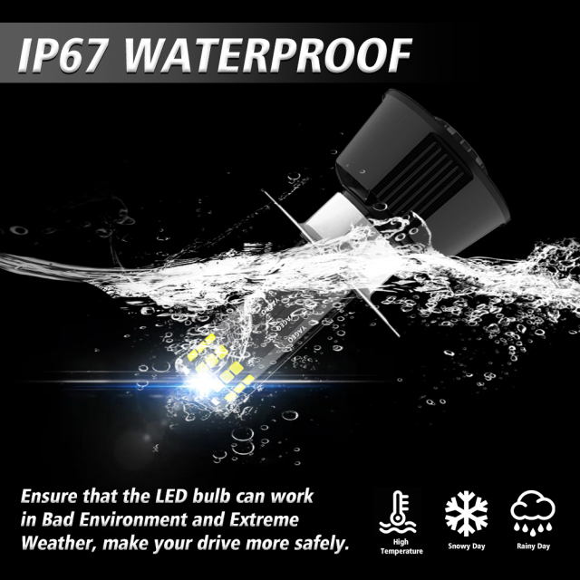 Motoled AC/DC 8V-80V H4 100W 12000lm 8 Side Emitting CSP Motorcycle Led Headlight