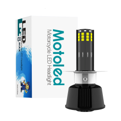 Motoled AC/DC 8V-80V H4 100W 12000lm 8 Side Emitting CSP Motorcycle Led Headlight