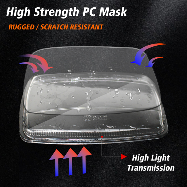 Motoled Honda CD70 Semi-assembly Blue DRL Optical Projector Lens Motorcycle LED Accessory Headlight