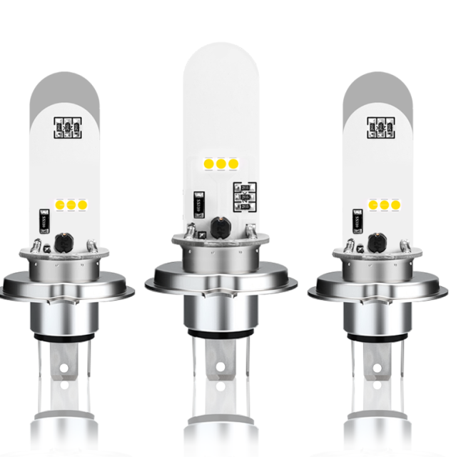 مصباح أمامي LED من نوع Motoled H4 PPQ 3030SMD