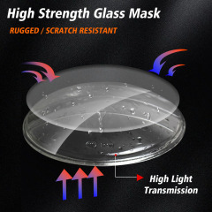 Motoled SUZUKI GN125 Semi-assembly Blue Breathing Water DRL Dual Color（White Yellow） Motorcycle LED Accessory Headlight