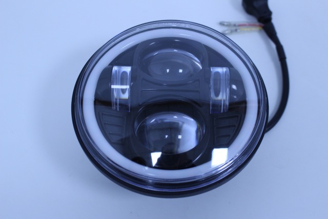 Motorbike Driving Light Round DC8-100V Led Headlamp 5.75" Motorcycle Headlight