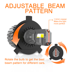 Motoled H4 90W 10000LM 6000K CSP LED Car Headlight