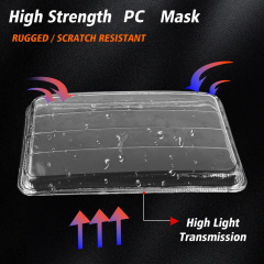 Motoled Honda CG125 Semi-assembly Red Skull DRL Optical Projector Lens Motorcycle LED Accessory Headlight