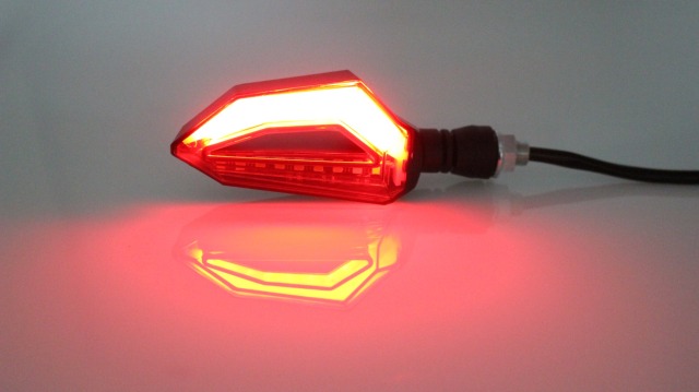 Motoled DC12V Water Lamp 4 Color Motorcycle Turn Signal Light