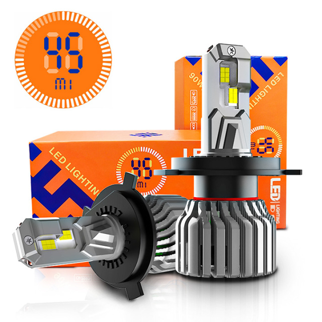 Motoled H4 90W 10000LM 6000K CSP LED Car Headlight