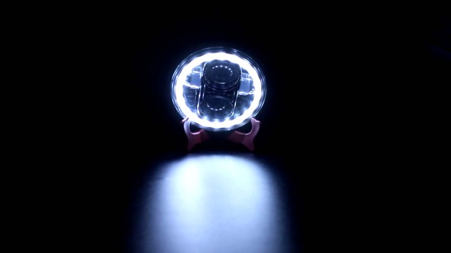 Motorbike Driving Light Round DC8-100V Led Headlamp 5.75" Motorcycle Headlight