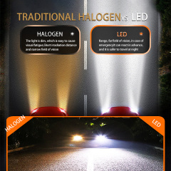 Motoled H4 90W 10000LM 6000K CSP LED Car Headlight