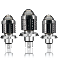 Motoled H4 COB Projector Lens Led Headlight Bulb