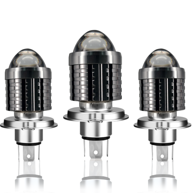 Motoled H4 COB Projector Lens Led Headlight Bulb