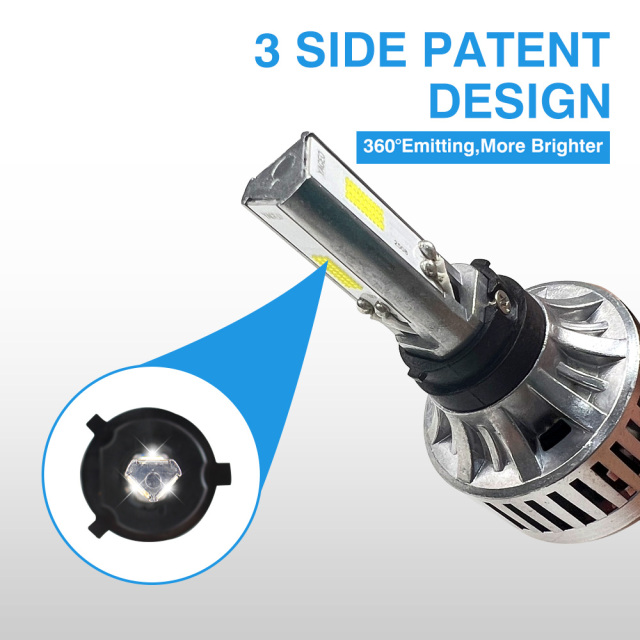 مصباح أمامي للدراجات النارية بقوة 60 واط وشدة إضاءة 6000 لومن (M3PLUS-CSP)
