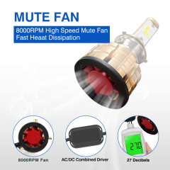 مصباح أمامي للدراجة النارية 50 وات 5000LM (M3-BYW)