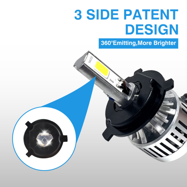 مصباح أمامي للدراجات النارية بقوة 45 واط وشدة إضاءة 4500 لومن (M3PLUS-COB)