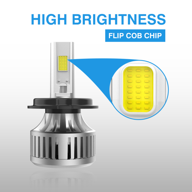 مصباح أمامي للدراجات النارية بقوة 45 واط وشدة إضاءة 4500 لومن (M3PLUS-COB)