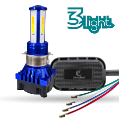 مصباح أمامي للدراجات النارية بقوة 50 واط وشدة إضاءة 5000 لومن (M3-NMAX)