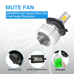 مصباح أمامي للدراجات النارية بقوة 45 واط وشدة إضاءة 4500 لومن (M3PLUS-COB)