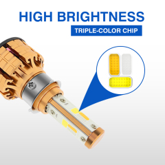 مصباح أمامي للدراجة النارية 50 وات 5000LM (M3-BYW)