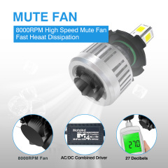 مصباح أمامي للدراجات النارية بقوة 60 واط و6000 لومن (M4PLUS-COB)