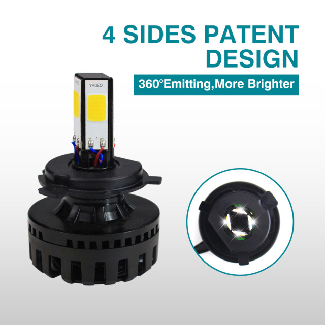 مصباح أمامي للدراجة النارية بقوة 60 واط و6000 لومن (M4-D)