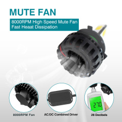 مصباح أمامي للدراجة النارية بقوة 60 واط و6000 لومن (M4-D)
