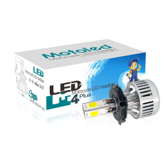 مصباح أمامي للدراجات النارية بقوة 60 واط و6000 لومن (M4PLUS-COB)