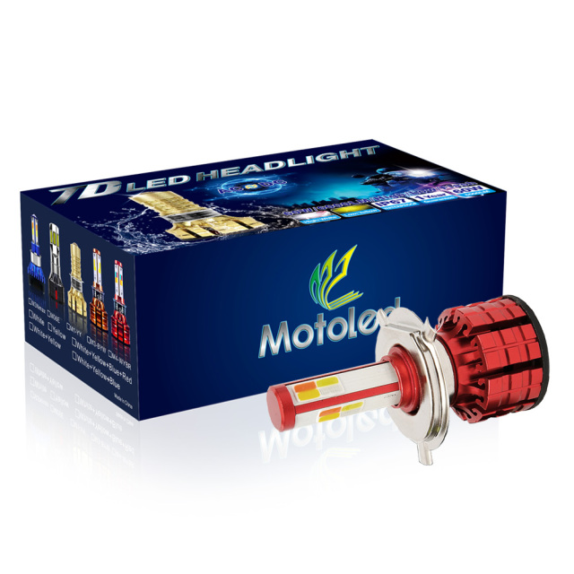 مصباح أمامي للدراجات النارية بقوة 60 واط و6000 لومن (M4-WYBR)